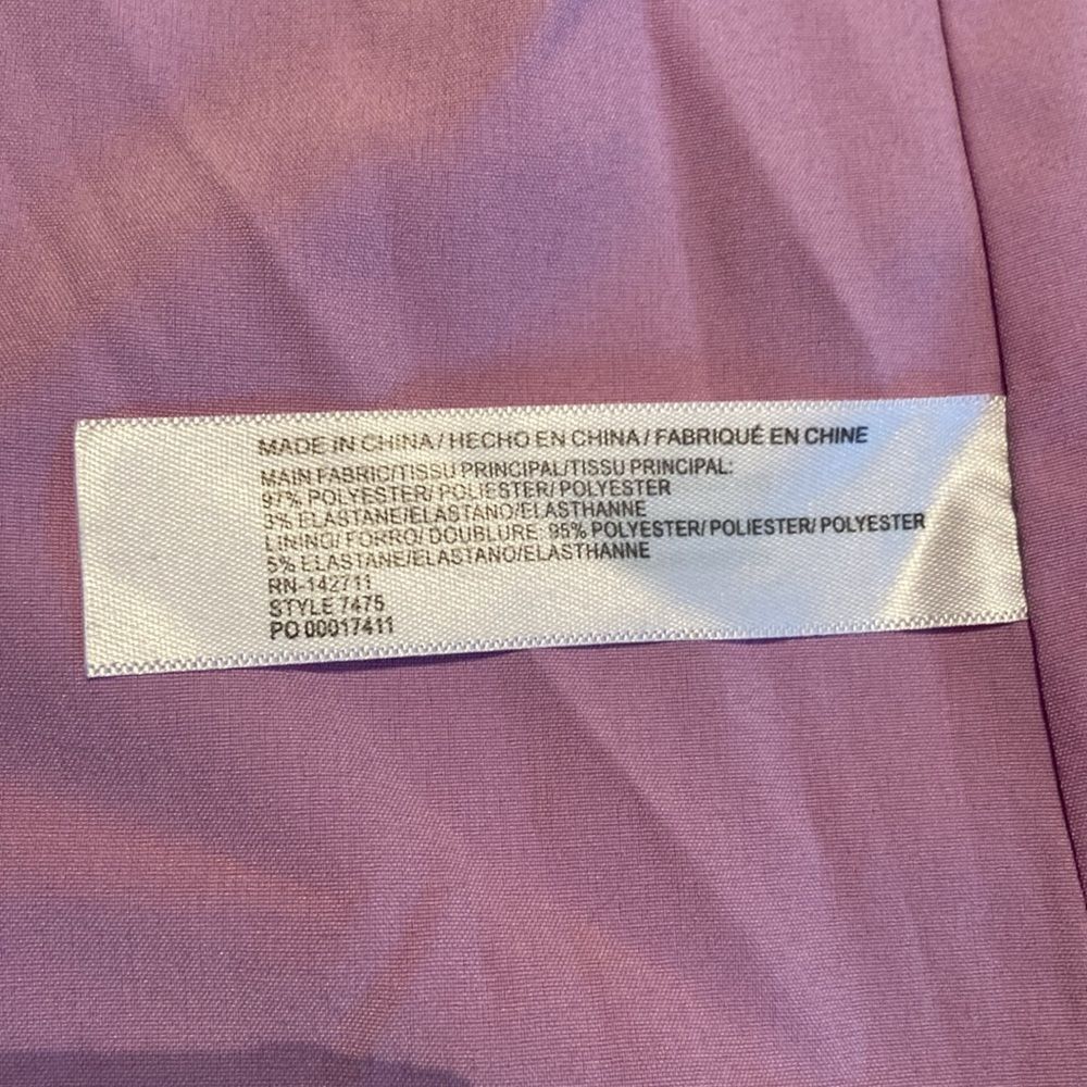 Eloquii Pink Blazer with Contrast Trim - Picture 8 of 9